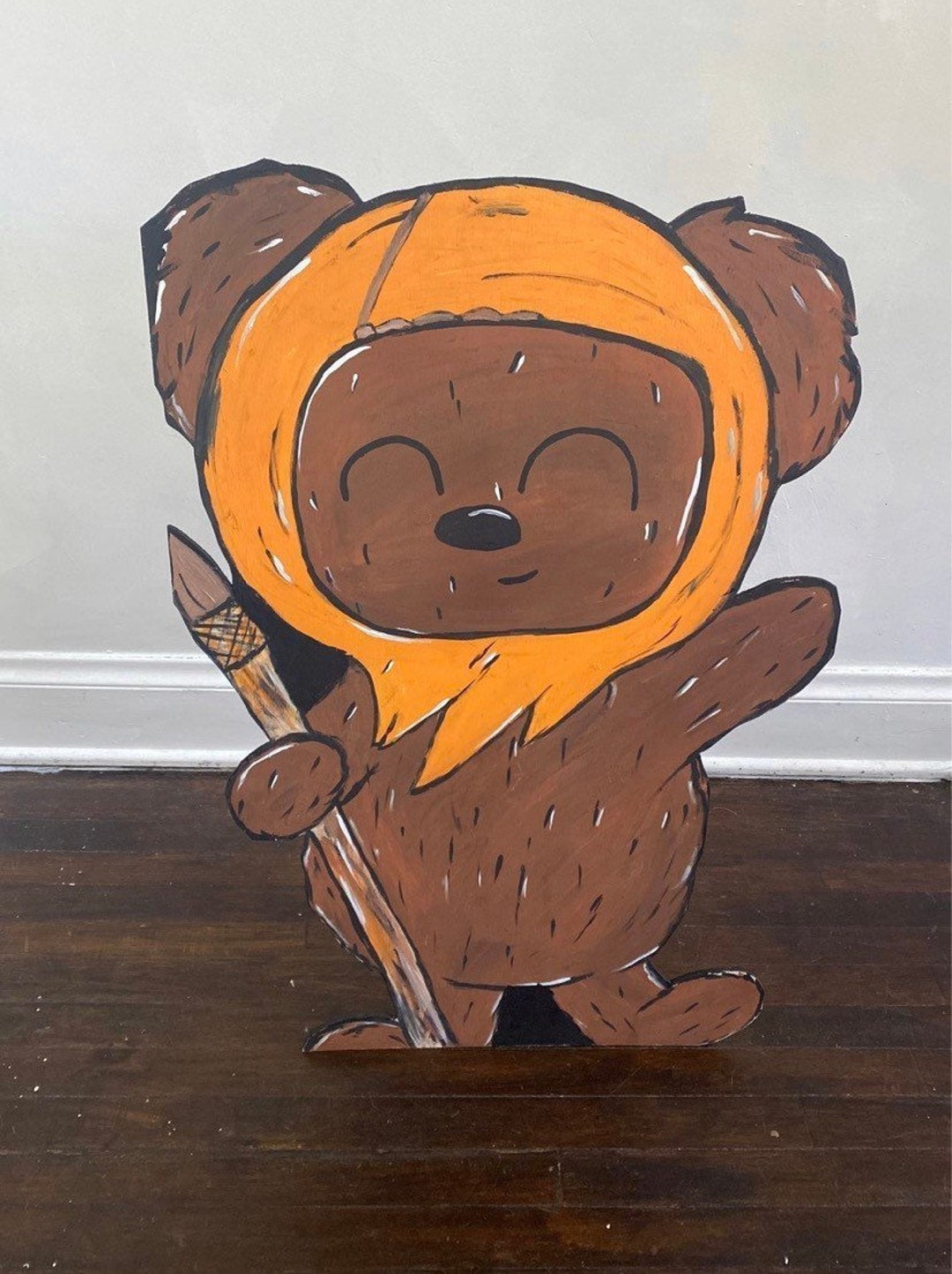 2 Foot Tall Ewok Stand Up Handmade and Painted and One of a Etsy