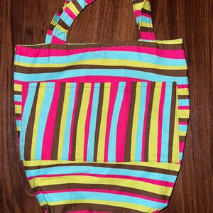 Striped Mini Tote