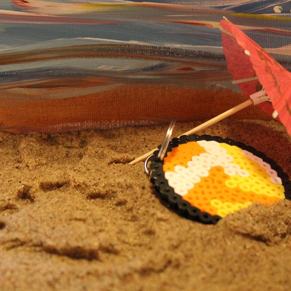 Perler Bead Keychain Etsy