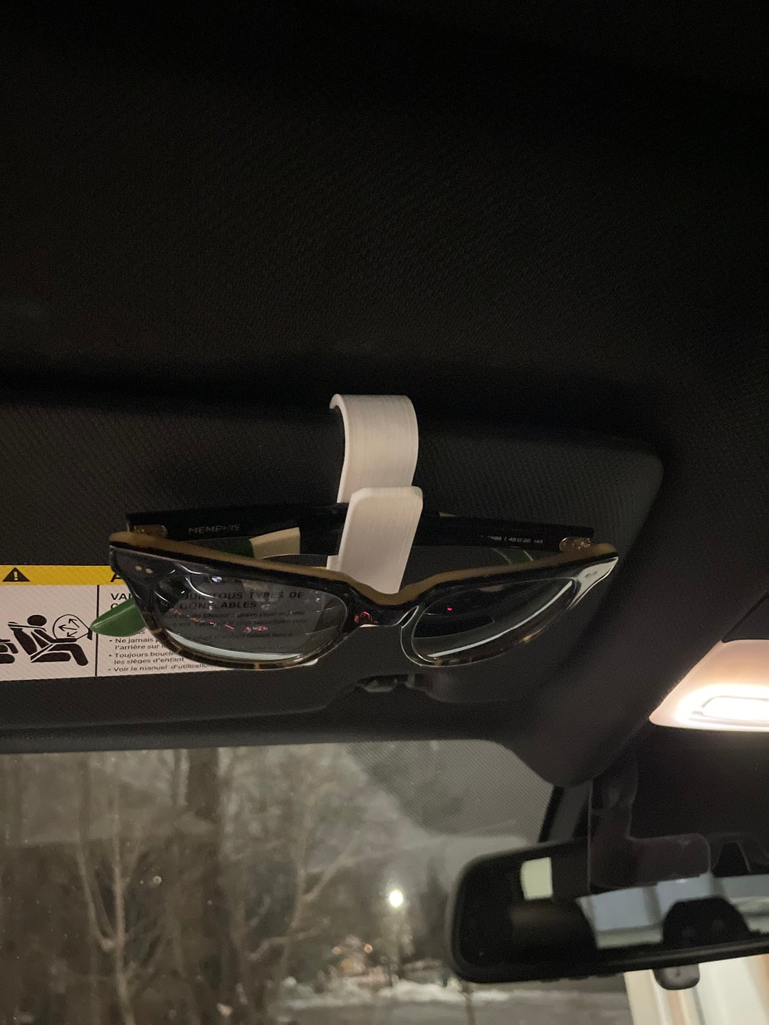 Sunglasses Visor Clip Etsy