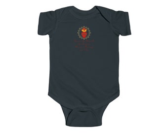 Sacred Heart of Jesus Baby Onesie - Catholic - Baptism - Baby Shower