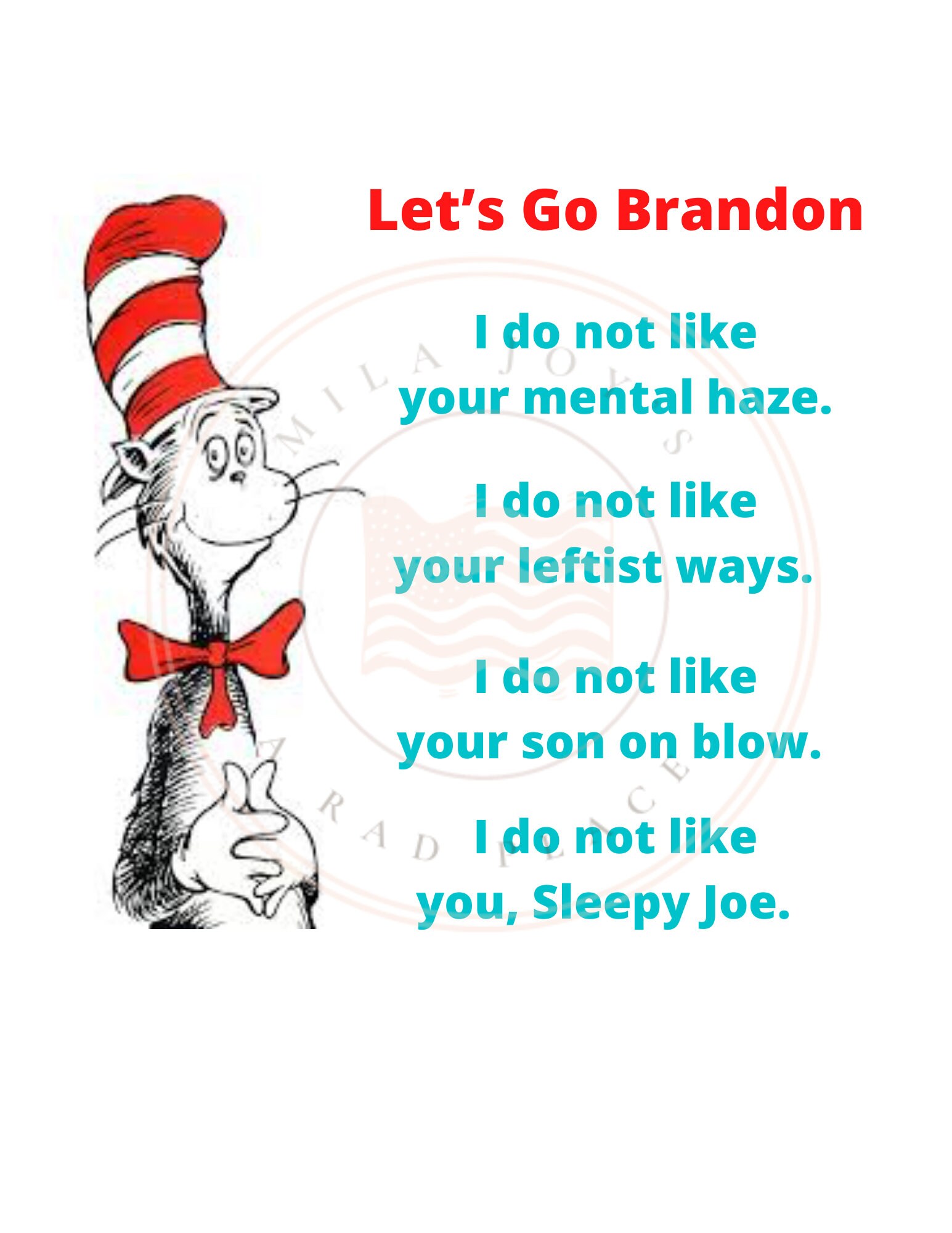 Anti Biden Dr Seuss Rhyme Sleepy Joe Svg Png Cricut Etsy