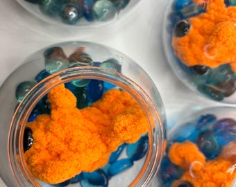 Crocheted Goldfish in Bowl – Plush Desk Decor, No Maintenance Pet