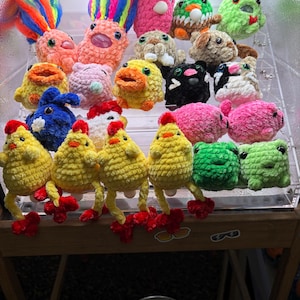 Handmade Crochet Amigurumi Stress Ball: Squishy Animal Toy