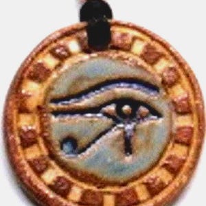 Eye Of Rai Evil Eye Handmade Ceramic Bead Necklace % Boho Jewelry, Stylish Protection Charm, Unique Gift for Her