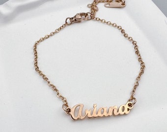 Personalized Name Bracelet, Dainty Layering Bracelet