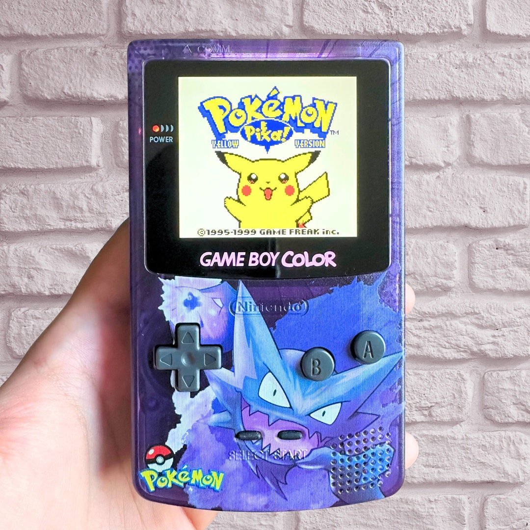 Gameboy Color Haunter Edition Custom GBC Pokemon Shell IPS - Etsy