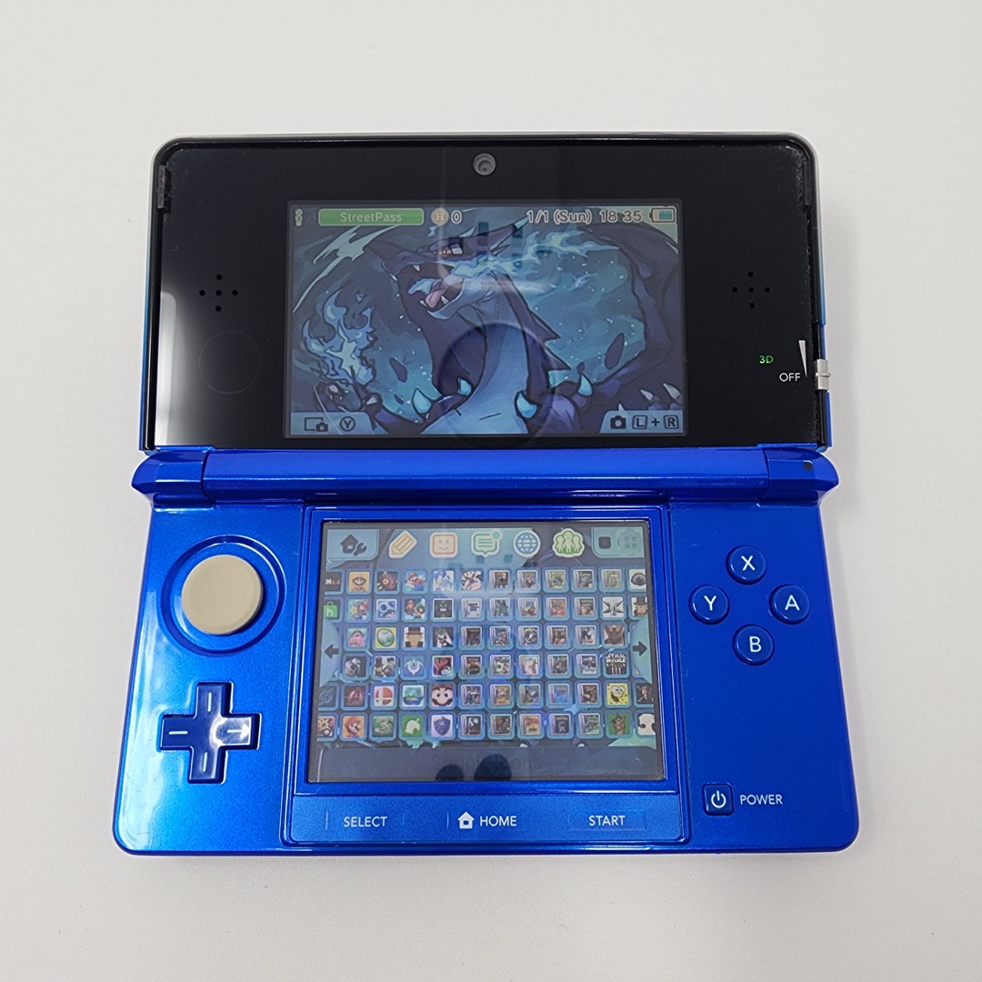 3DS Modded Nintendo 3DS Hacked With 64GB SD Card Charger and Etsy