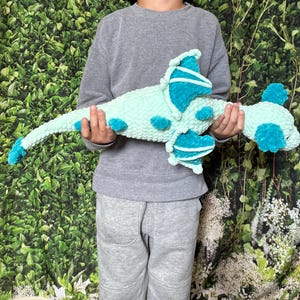 Crochet Dragon Plushie Animal Plushie Handmade Amigurumi Cute Stuffed Animal Gift for Her Gift for Him Plush Toy Christmas Gift Birthday