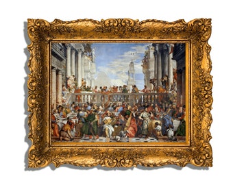 The Wedding at Cana - Paolo Veronese/ Historical Biblical Art/Christian Art/Catholic Art/Instant Digital Download/Religious Printable/Faith