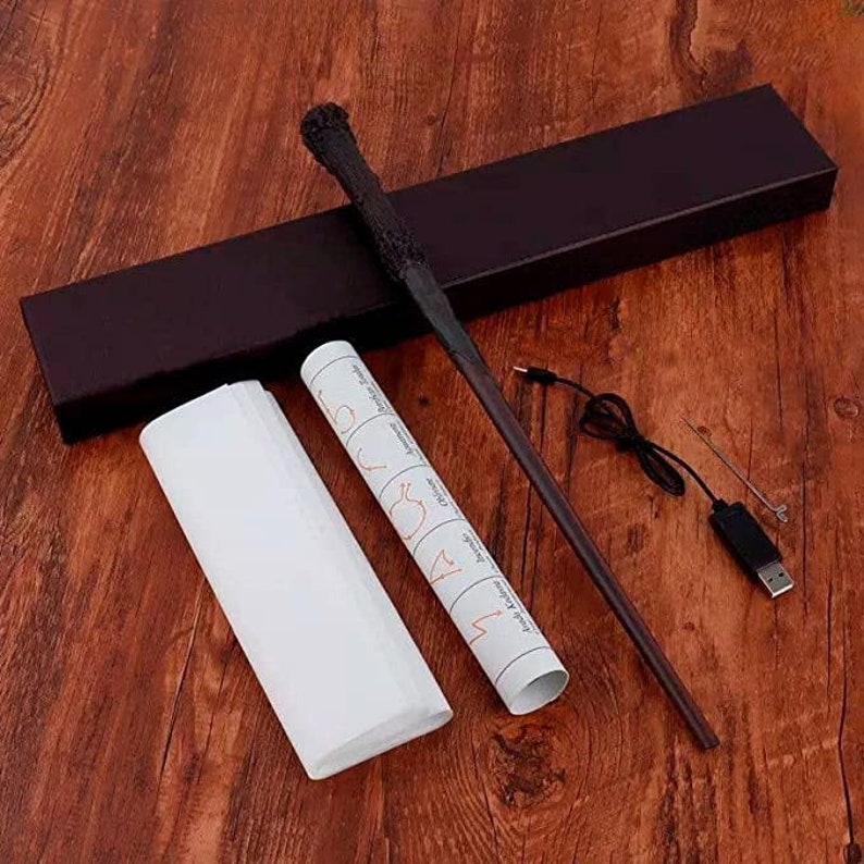 Harry Potter Wand Fireball Magic Wand Cosplay Movie Replica Etsy