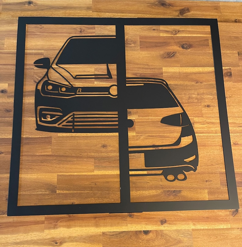 Volkswagen MK7 Golf R Wall Art Etsy
