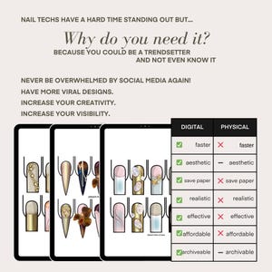 Procreate Normal Nails Procreate Nail Templates: All Lengths & Shapes (digital Download) - Etsy