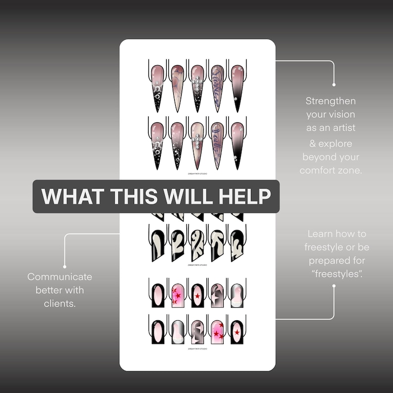 Procreate Normal Nails Procreate Nail Templates: All Shapes & Lengths (digital Download) - Etsy