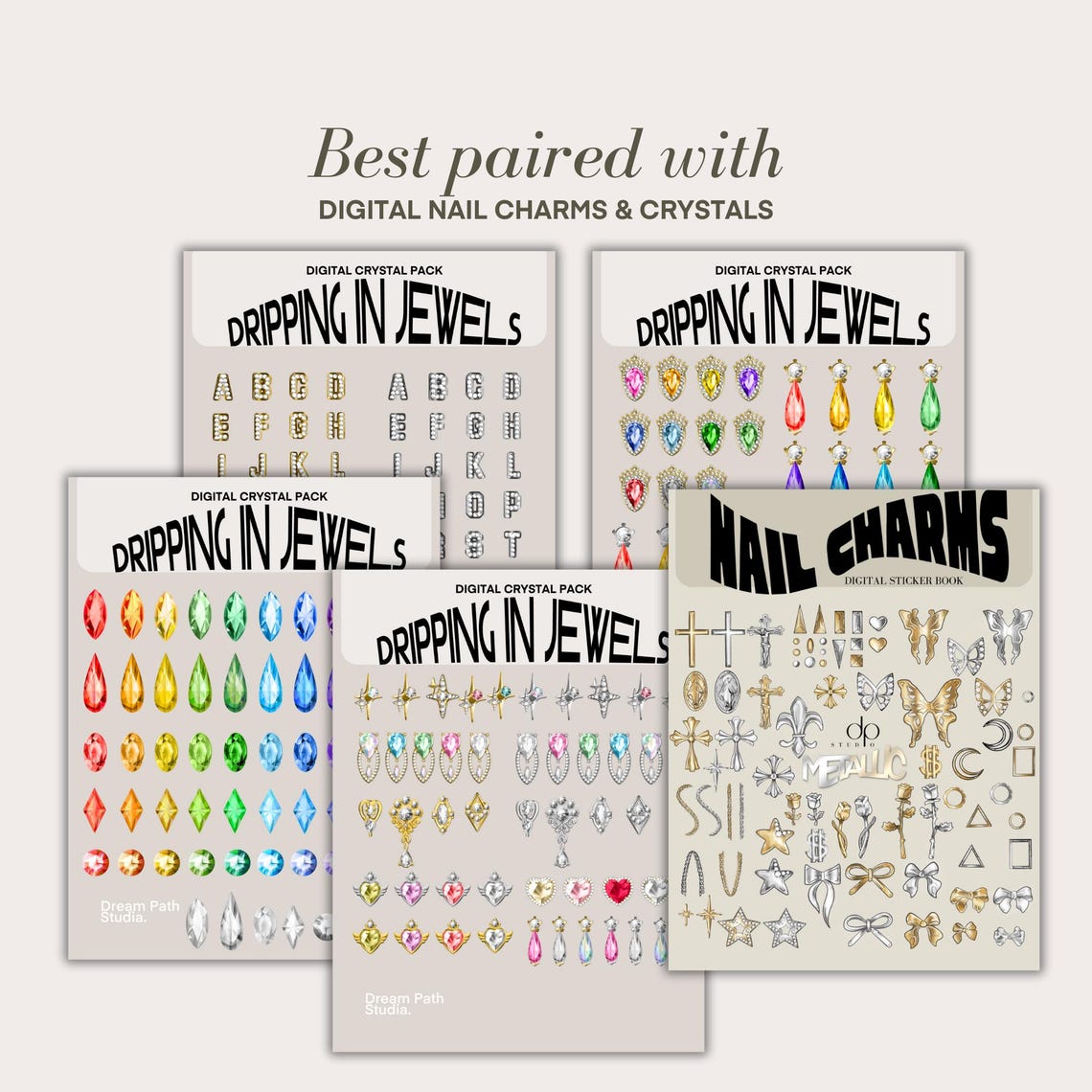 Procreate Nail Templates Toe Nail Shape Etsy