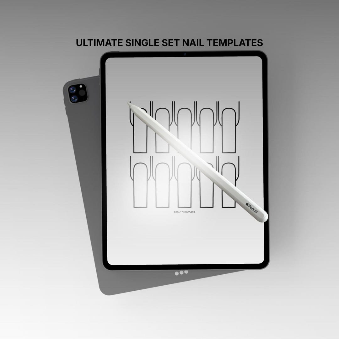 Procreate Nail Templates All Shapes & Lengths (digital Download) Etsy