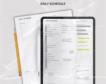 GoodNotes Daily Agenda: Schedule Planning for Those Super Busy Days!
