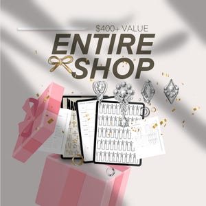 Press On Business BUNDLE for Starting a Press On Business | Includes Dream Path Studio&#39;s Entire Shop.