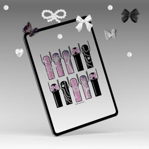 デジタルプラスチックネイルチャーム | Y2K