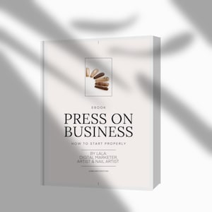 Press On Nail Business Start Up: hoe je goed begint | E-boek afbeelding 1