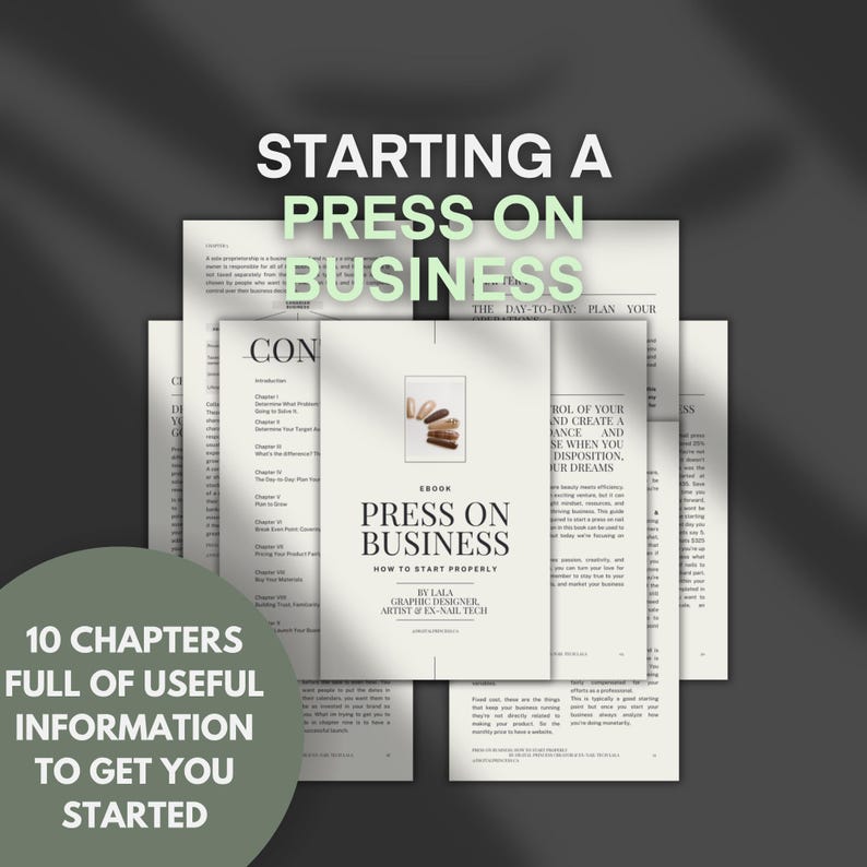 Press On Nail Business Start Up: hoe je goed begint | E-boek afbeelding 2