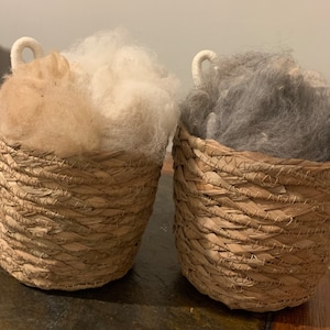 Raw Alpaca Fiber- nature’s perfect bird nesting material!