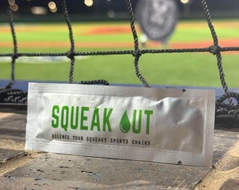Squeak Out Anti-friction Oil; single use pouch