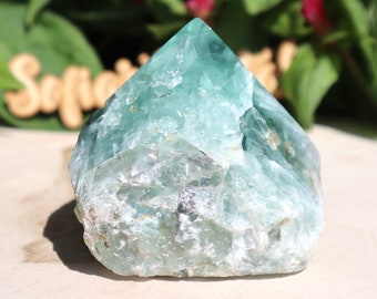 Green Fluorite Point | Heart Chakra | Crystals from Brazil | Spirituality Crystals | Healing Stones | Metaphysical Shop | #2