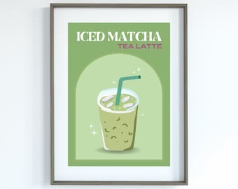 Matcha Wandprint | Matcha Digitale Print | Matcha Poster