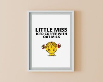 Little Miss Wall Print | Little Miss Digital Print