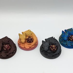 Baby Dragon Dice Guardian - 3D Printed