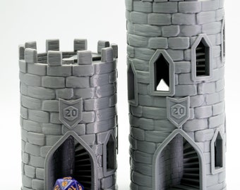 Castle/Rook - 3D Printed Dice Tower/Roller