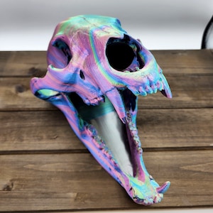 3D Printed Bear Skull Dice Tower Roller