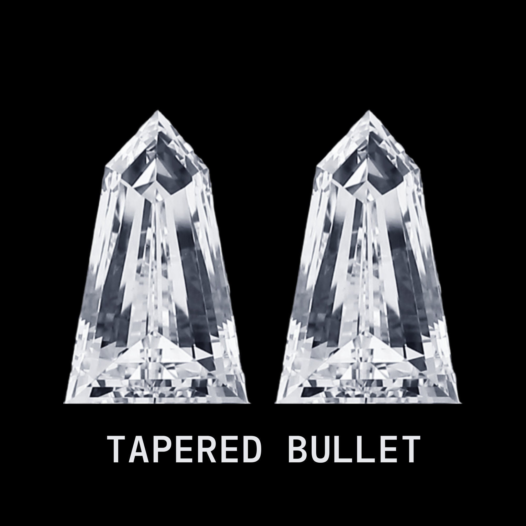 Bullet cut best sale diamond