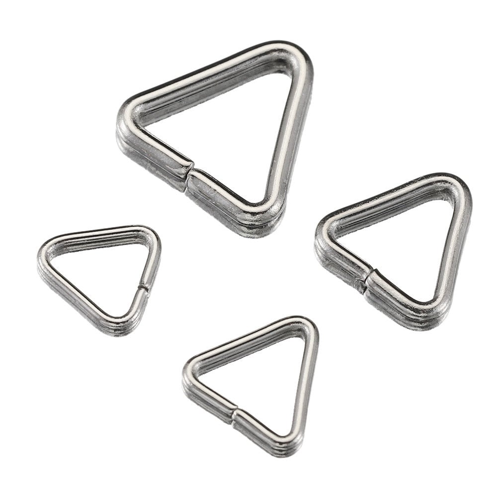 100pcs 6/7/8/10mm Stainless Steel Triangle Jump Rings, Jump Rings, DIY ...