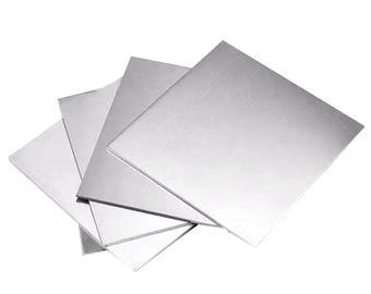 925-zilveren platen, sterlingzilveren plakplaatjes, platte draad, 0,1 mm tot 1 mm dikte: 30 tot 100 mm breed