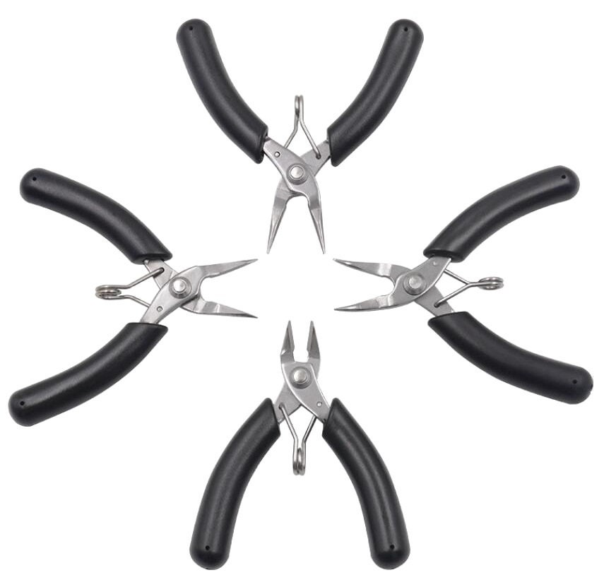Needle Nose Pliers, Pointed Nose Micro Pliers with Smooth Jaws, 1.0mm Nose,  Hakko Pliers; Jewelers Pliers Beading Pliers, Jewelry Making