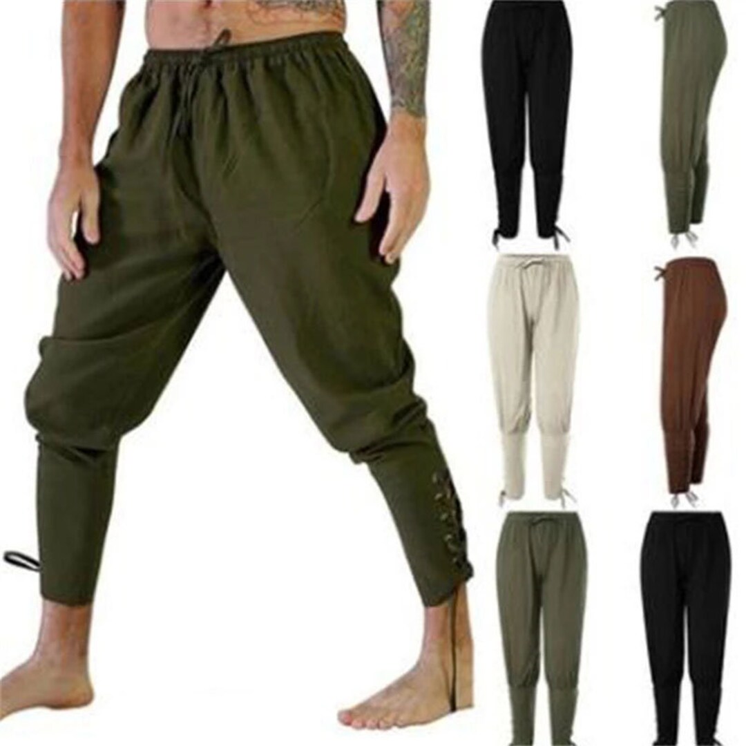 Renaissance Medieval Viking Pants Medieval Aesthetic Pirate - Etsy