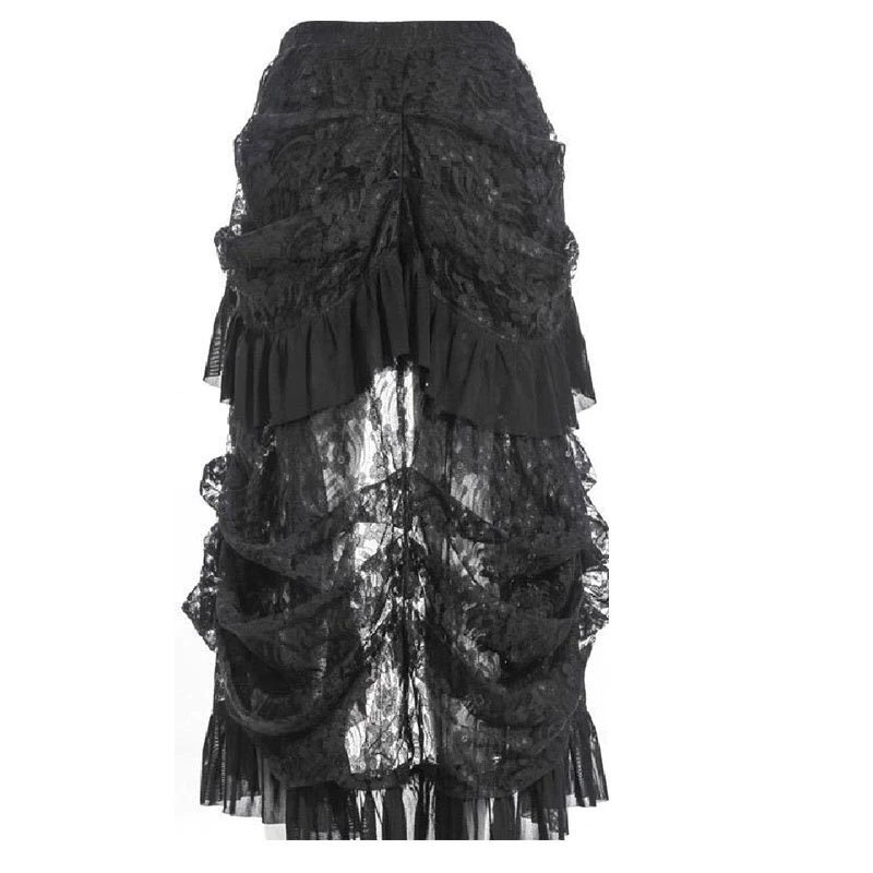 Renaissance Pleated Gothic Skirt Steampunk Elastic Waist - Etsy