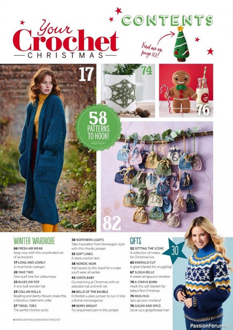 Your Crochet Christmas Magazine 2022 Pdf Digital Magazines Etsy