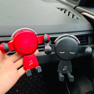 Musical Cartoon Figures Car Air Vent Mount, Car Phone Holder, Fahion Phone Holder, Creative Car Accessories, Car Charm, Gravity Design