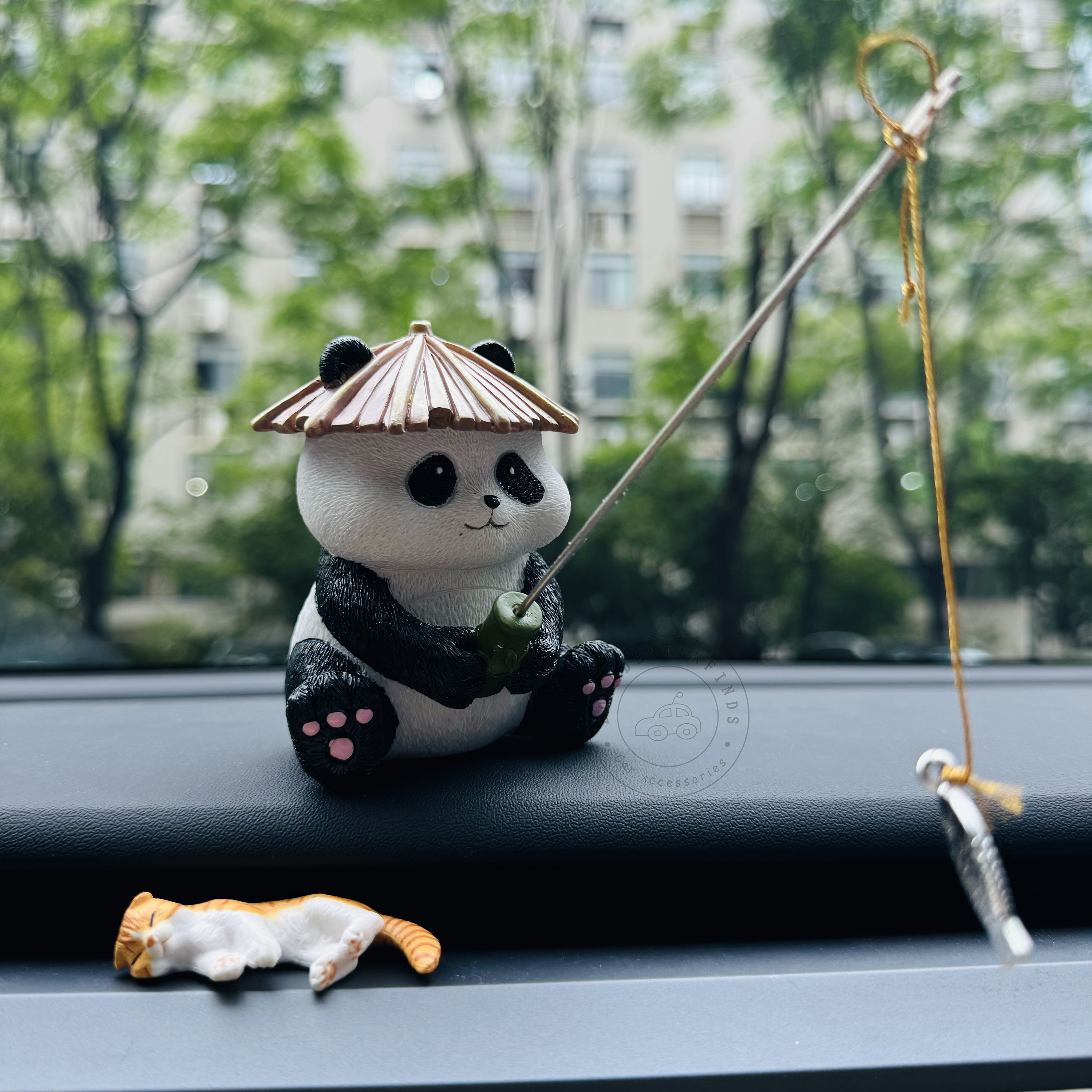 Meindin Panda Pour Tableau De Bord De Voiture | Figurines De