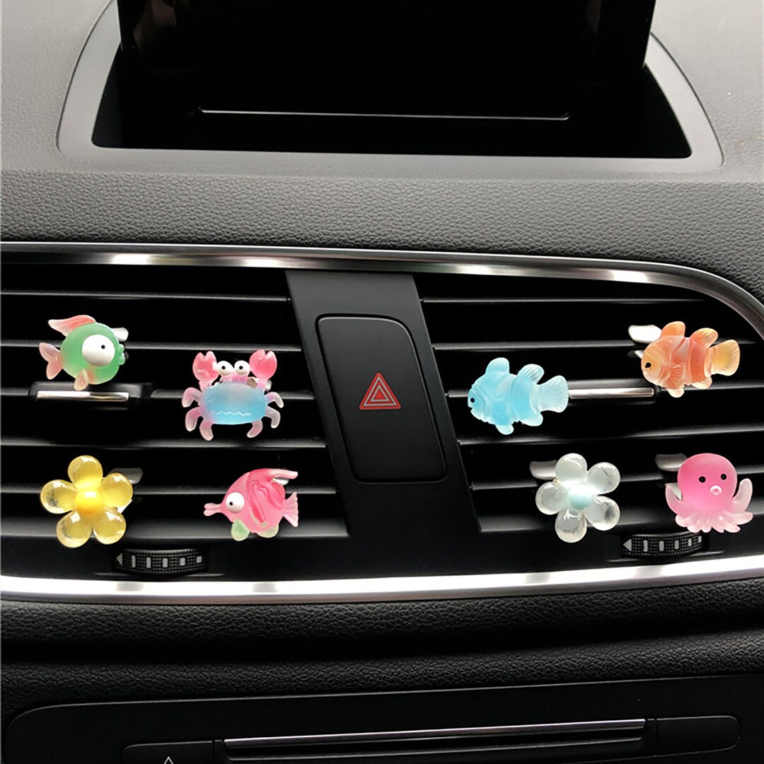Creative Crab Fish Car Air Vent Clip, Ocean Animals Car Air Freshener