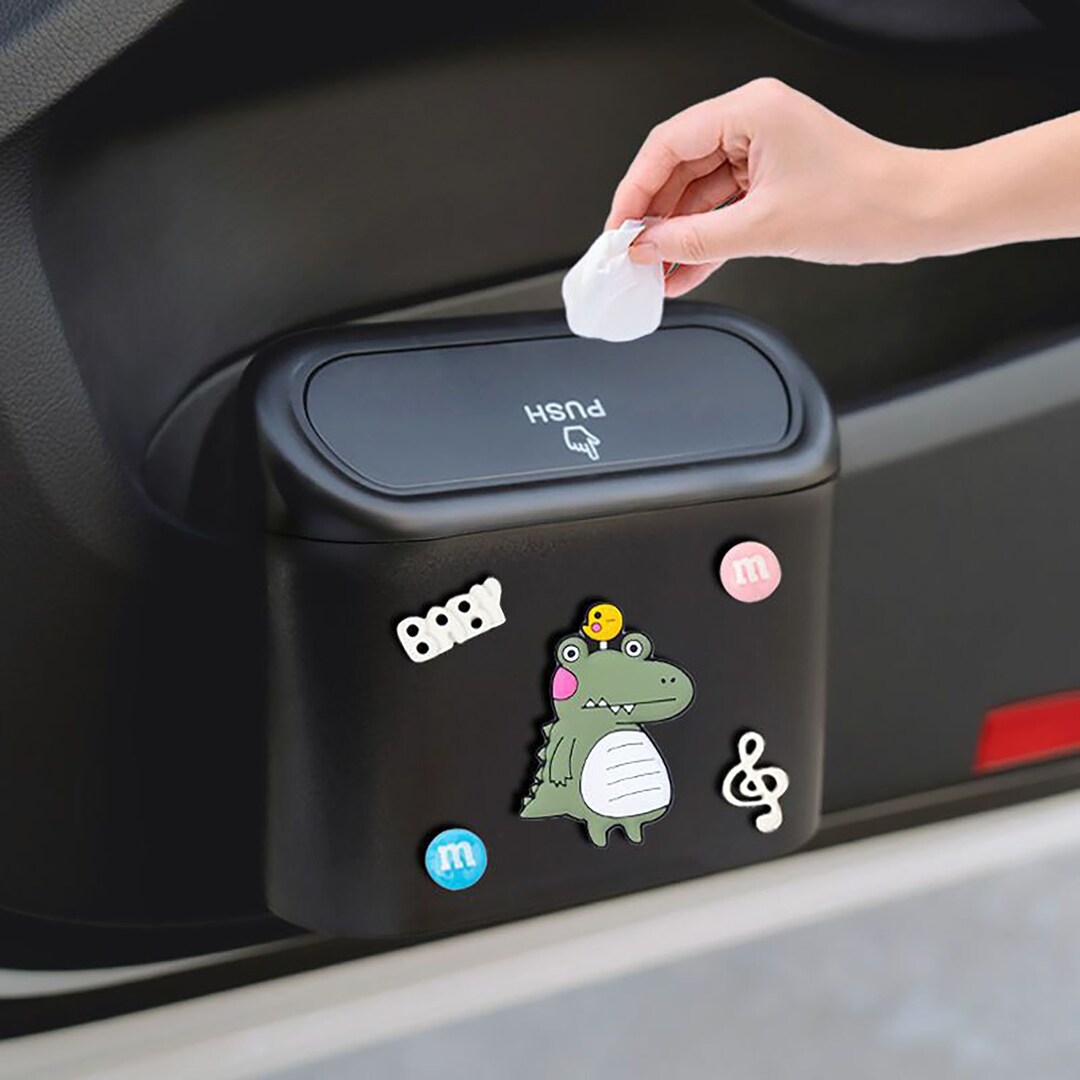 Car Door Trash Can Car Trash Bin Hanging Vehicle Garbage Etsy