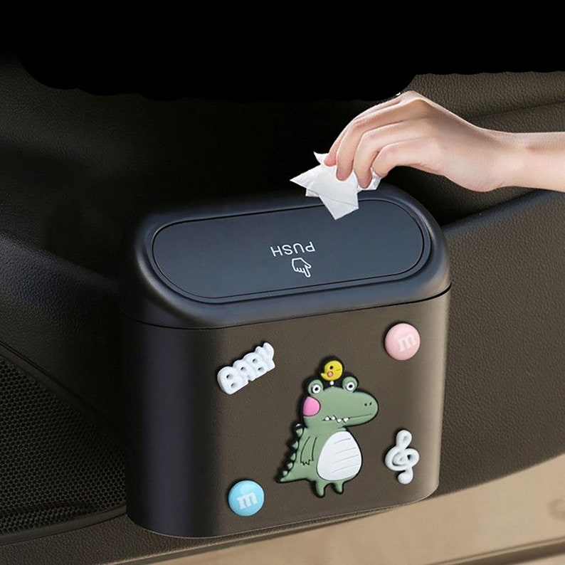 Car Door Trash Can Car Trash Bin Hanging Vehicle Garbage Etsy