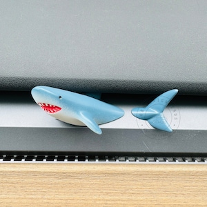 Creative Shark Car Decor, Car Interior Accessories, Car Dashboard Ornament, Car Doll for Shark Lovers, Car Ornament, Car Parts, Car Gifts