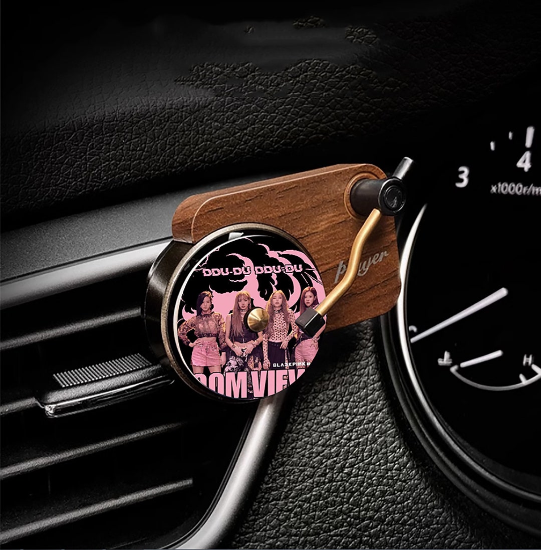 Custom Kpop Star Car Air Freshener, Favorite Album Auto Record Player