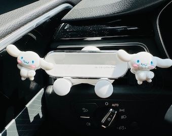 Kawaii Rabbit Car phone holder, Car Cell Phone Stand Holder, Phone Holder for Vent Clip, Car Air Vent Holder, Gravity Phone Holder