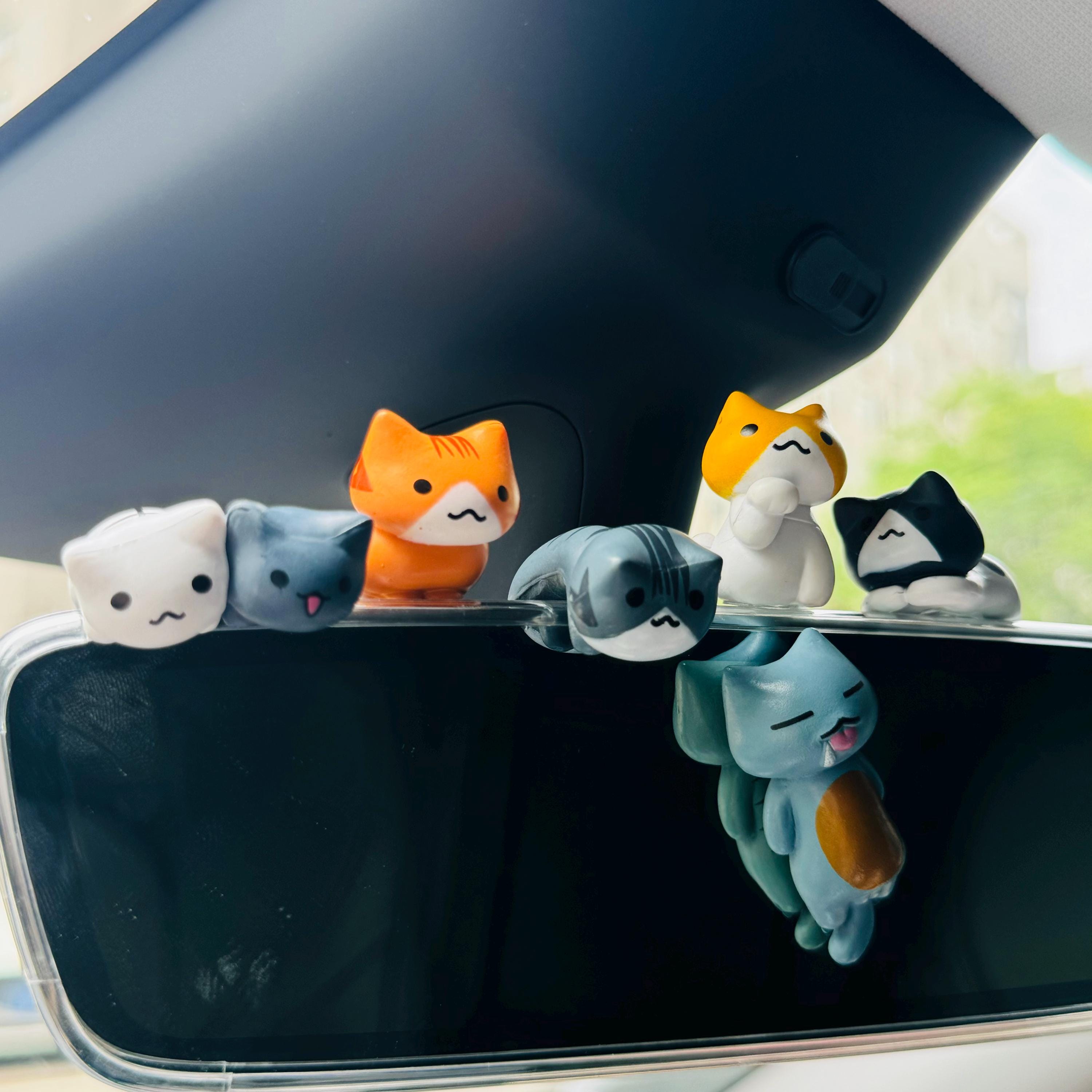 Ornamento Per Appendere Auto Per Gatti, Decorazione Per Accessori Interni Per Auto Con Ciondolo Animale In Acrilico, Per Gli Amanti Dei Gatti, Il Miglior Regalo (CatB