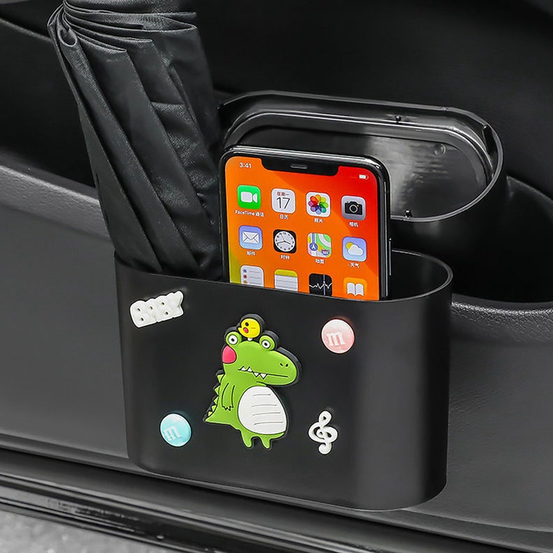 Car Door Trash Can Car Trash Bin Hanging Vehicle Garbage Etsy